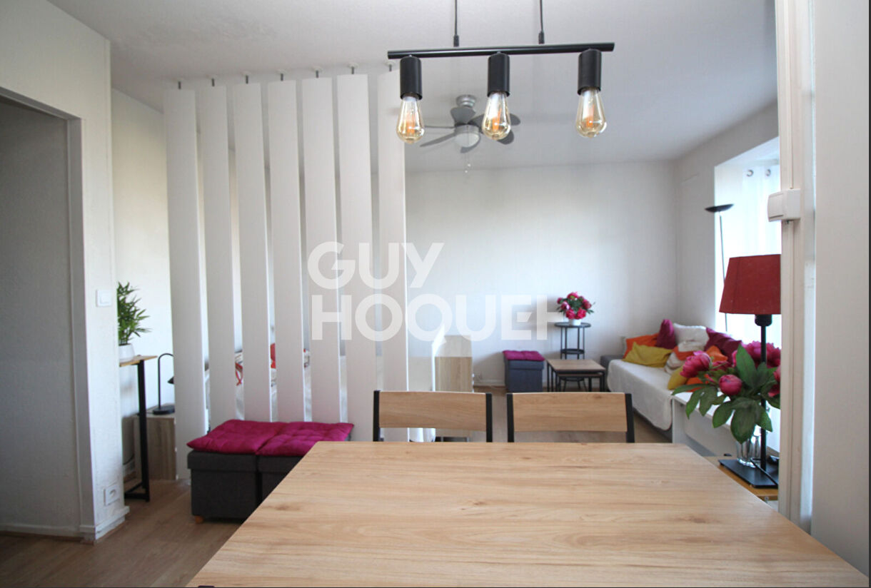 A  louer - Appartement T2 entièrement rénové avec cave - Proche Castillet