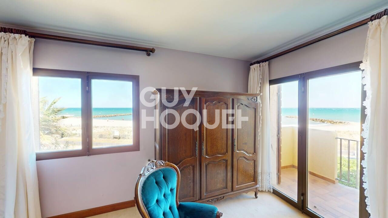 Maison Front de Mer avec Toit-Terrasse VUE MER. Saint-Cyprien Plage