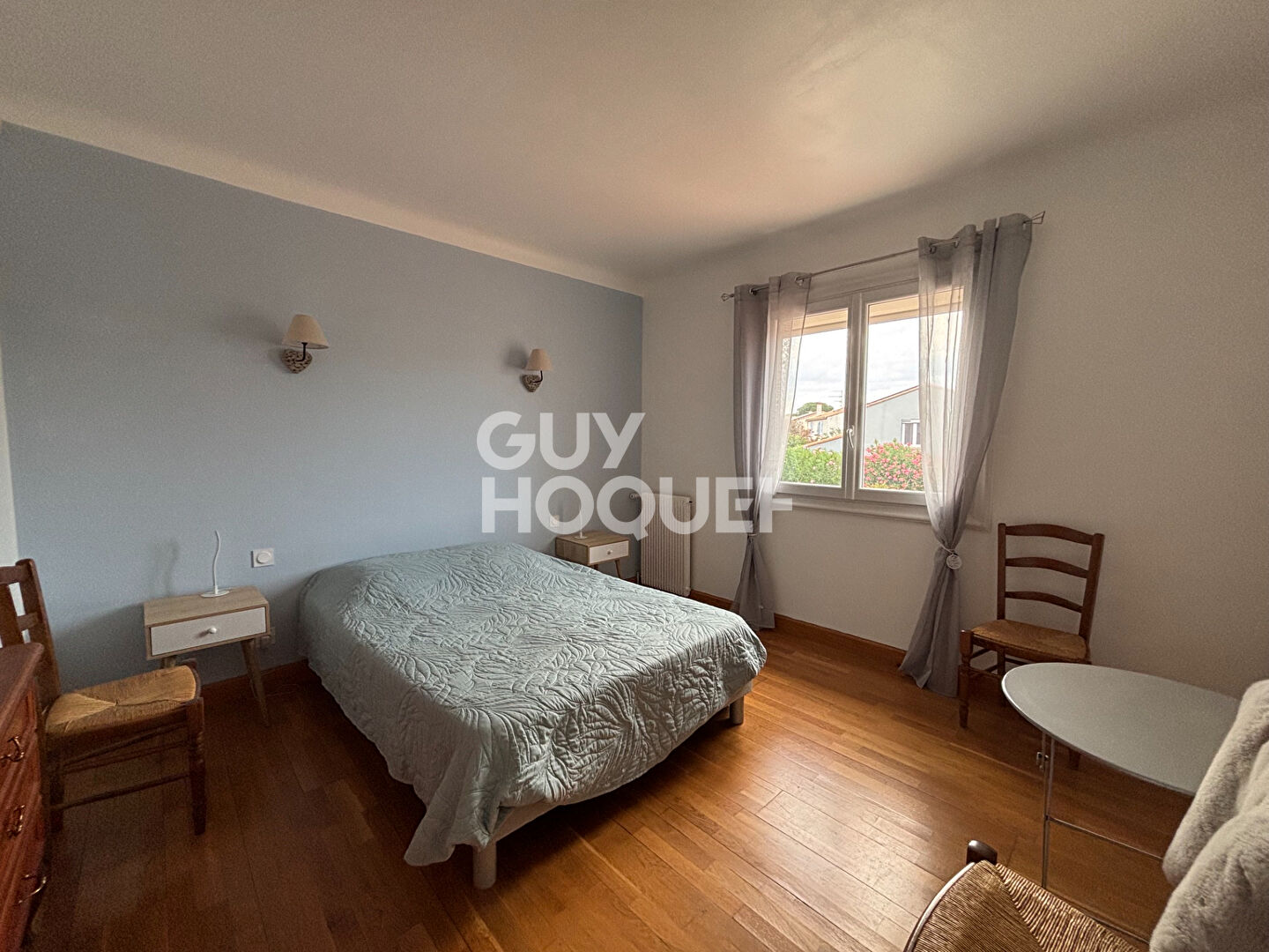 À louer à l'année - Appartement meublé 4 pièces avec balcon et jardin commun à Villeneuve-de-la-Raho
