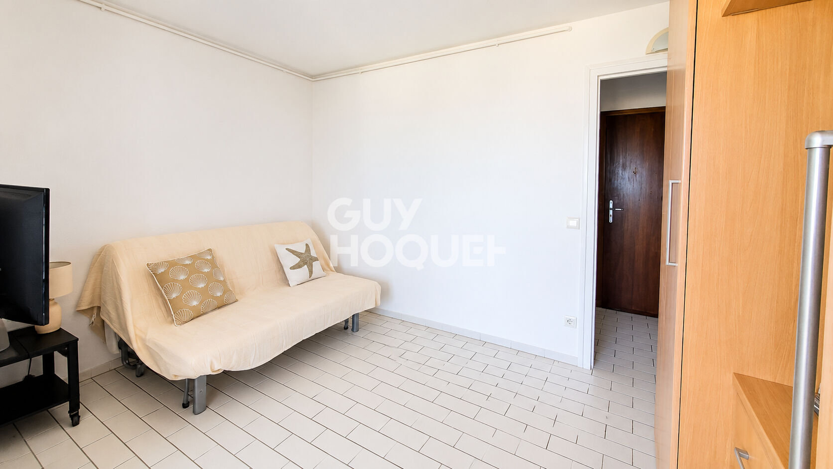 Studio meublé avec balcon et vue mer à Canet Sud - Septembre a Juin