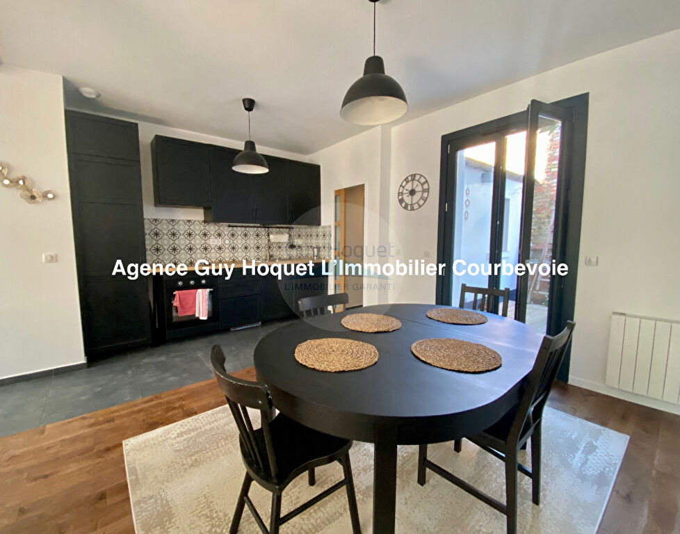 COURBEVOIE-REPUBLIQUE ,Maison meublée 5 pièces