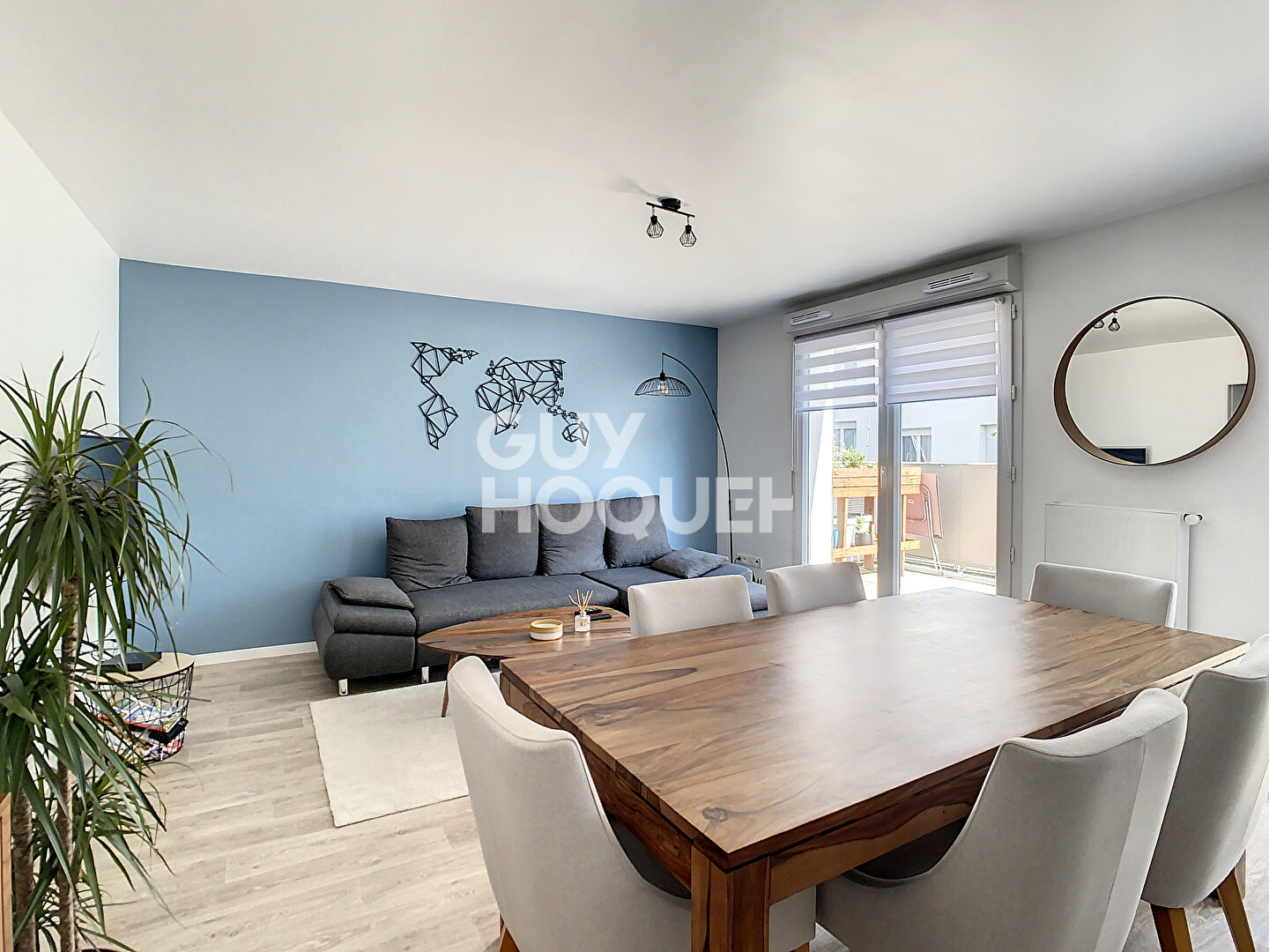 Appartement T3 (60.85 m²) avec un beau balcon à louer à FOSSES
