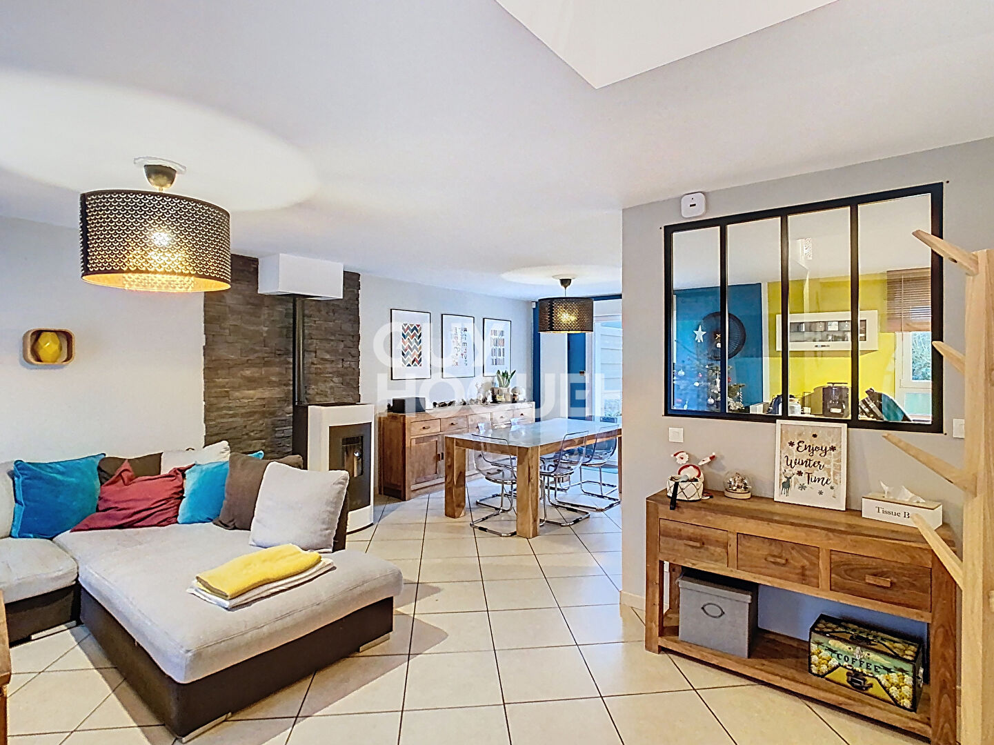 Pavillon 4 chambres, vivable de plain pied , sous sol total à CREPY EN VALOIS