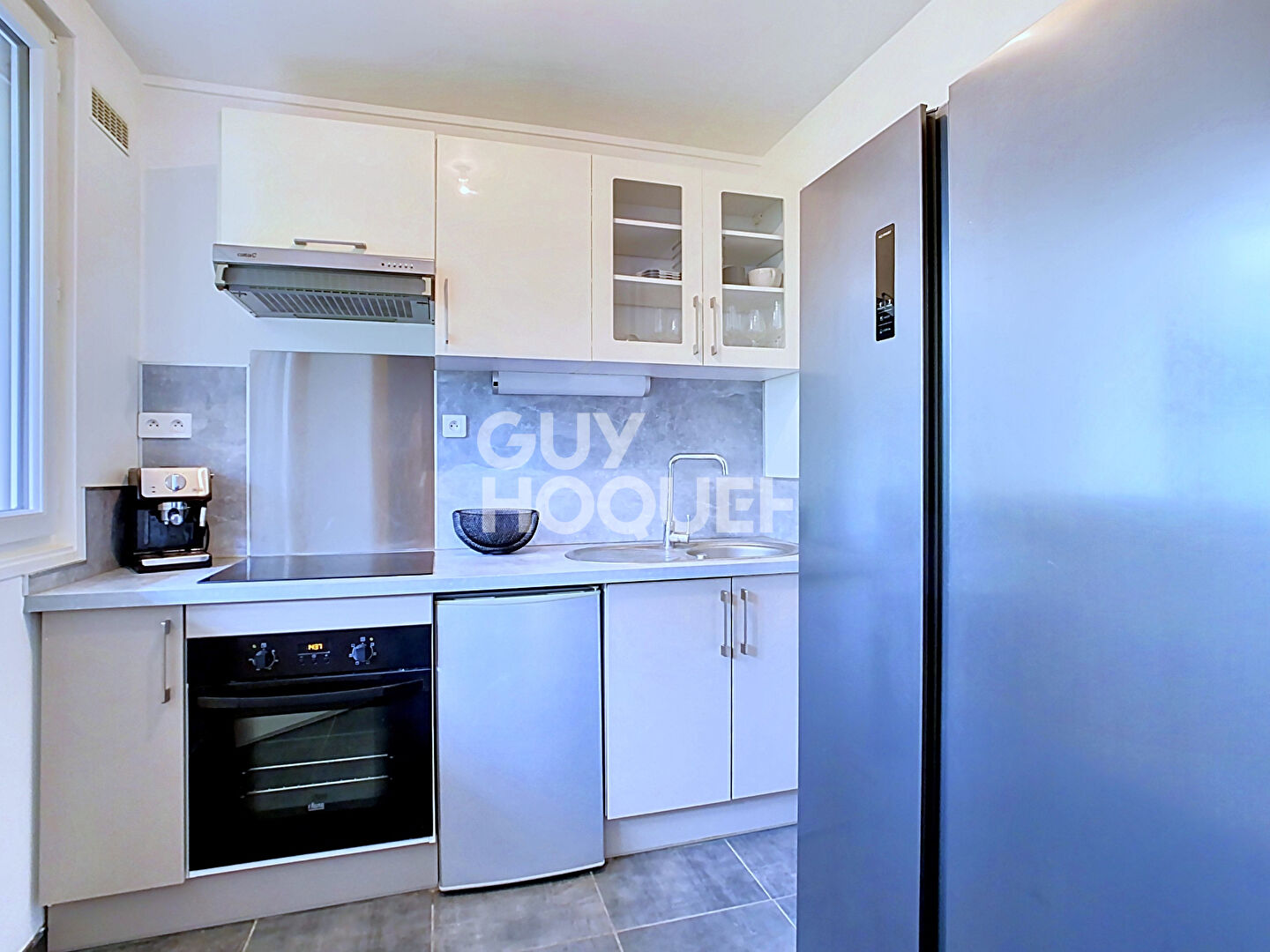 Appartement T1 meublé de 31.13 m², loggia, parking et cave, à louer à Crépy-en-Valois.