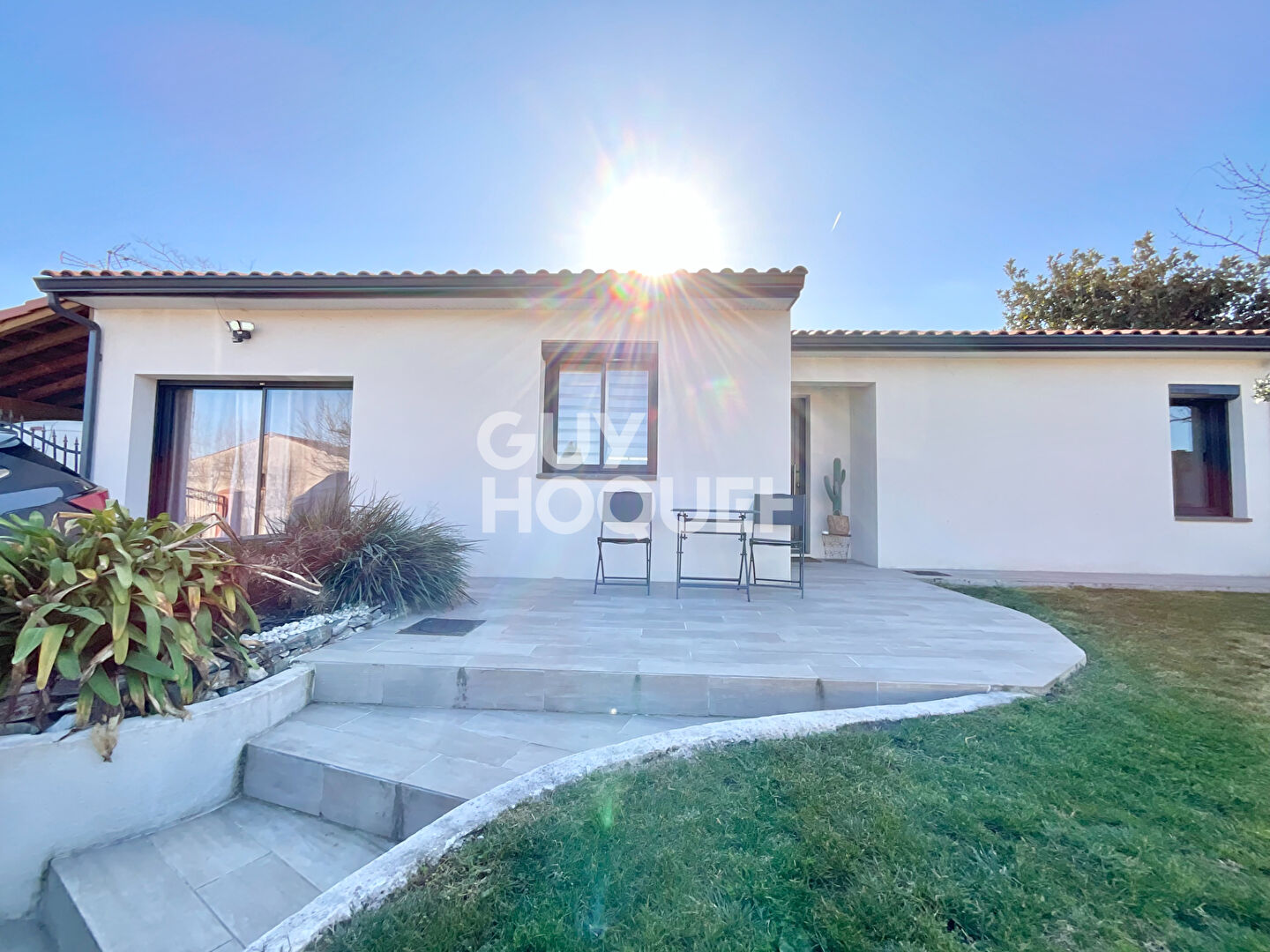 Maison Villeneuve Tolosane 5  pièces  de 104 m2 sur une parcelle d'environ  458 m2