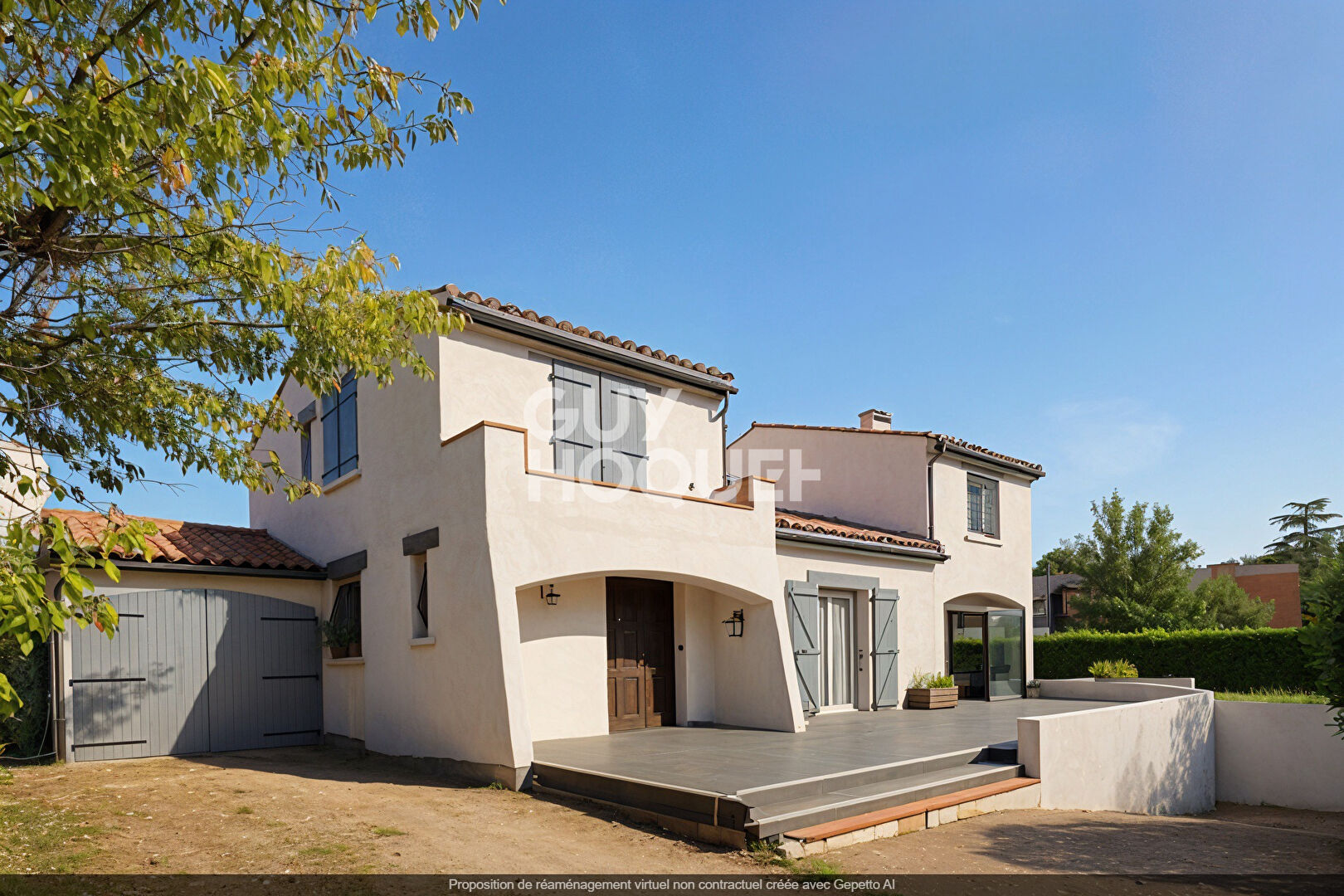 Maison centre ville Villeneuve-Tolosane de 171 m2 sur une parcelle d'environ 742 m2