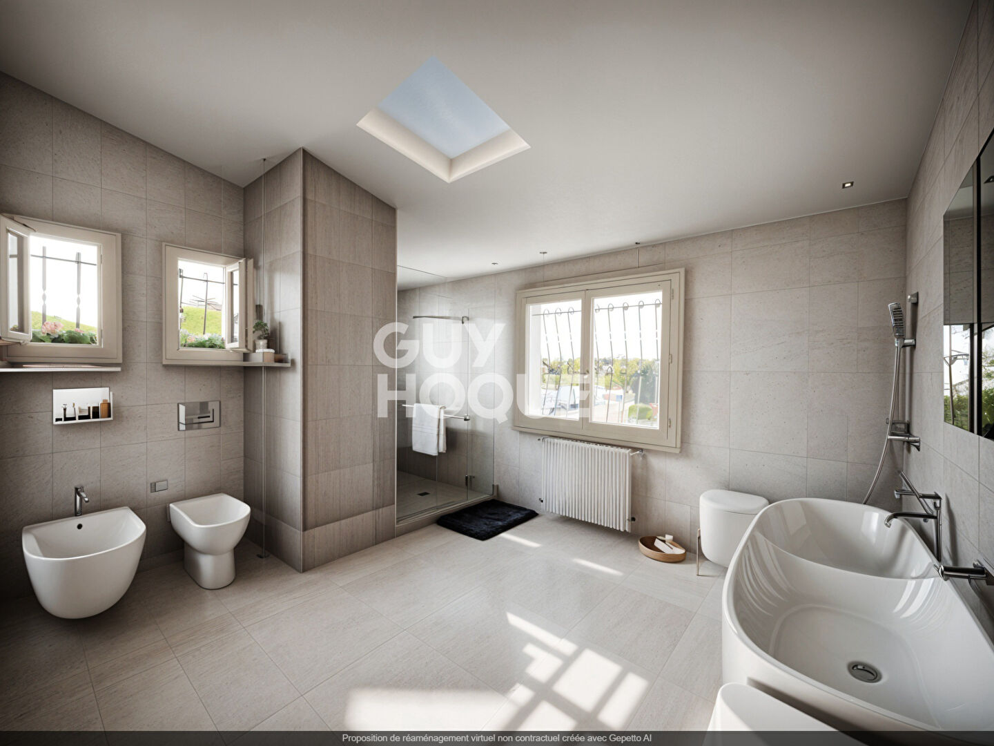 Maison centre ville Villeneuve-Tolosane de 171 m2 sur une parcelle d'environ 742 m2