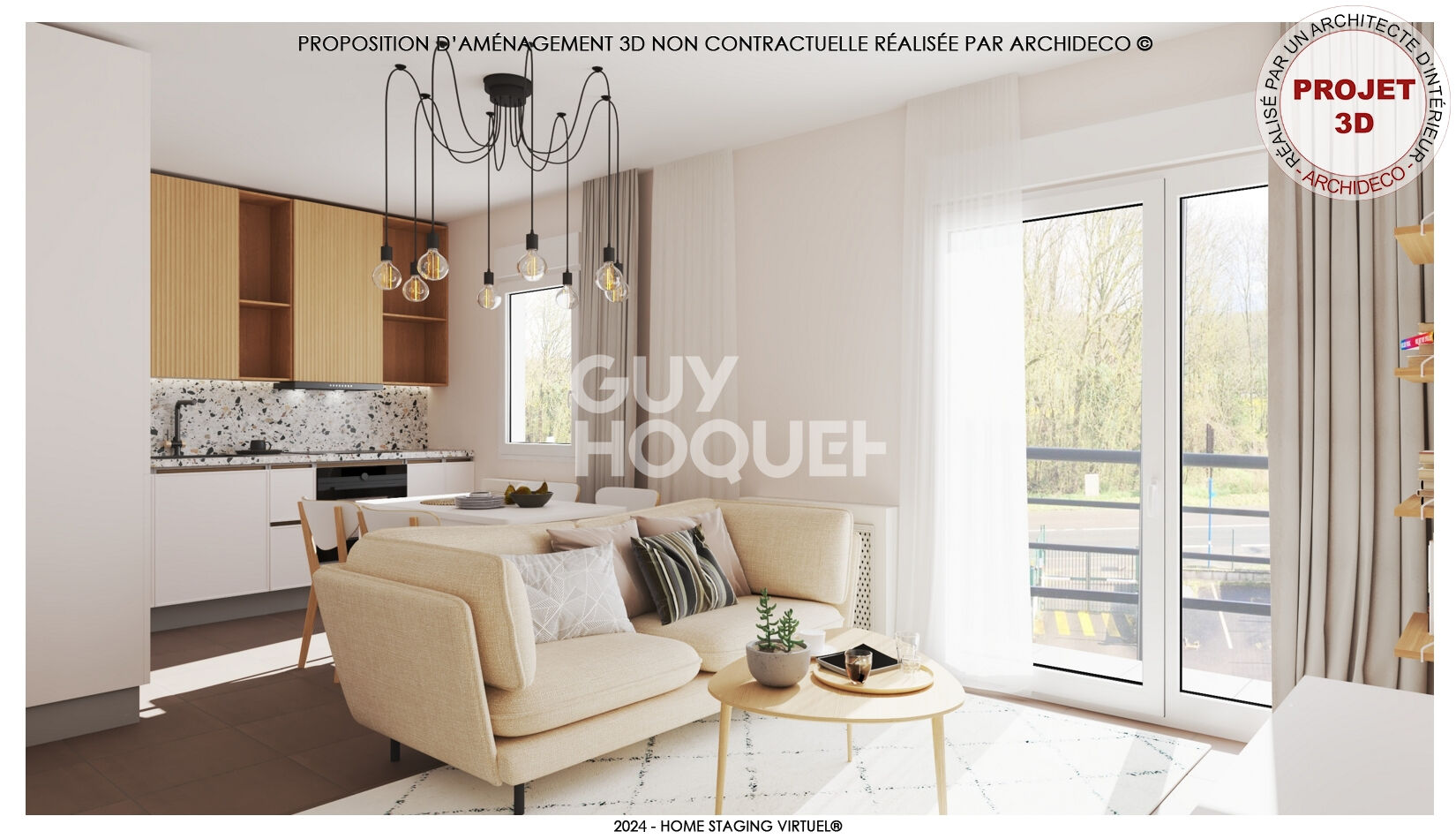 Appartement Dammartin-en-goële 2 pièce(s) 44.80 m2