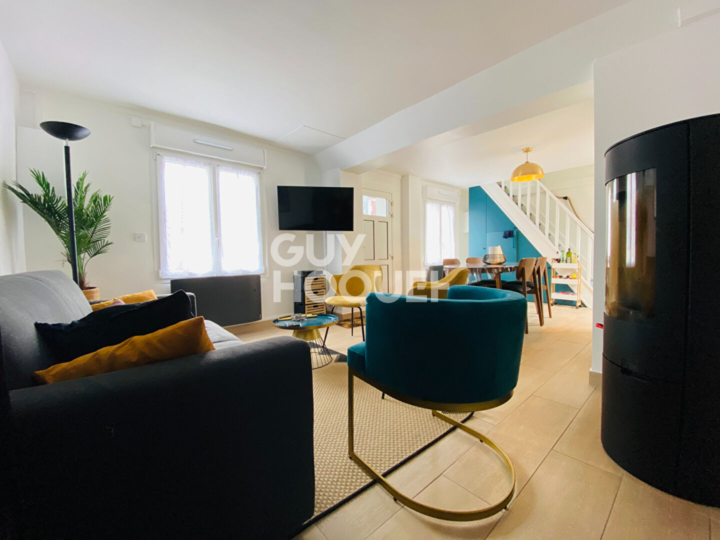 Trouville-sur-mer : Maison de ville 3 pièces 58m2 avec cour