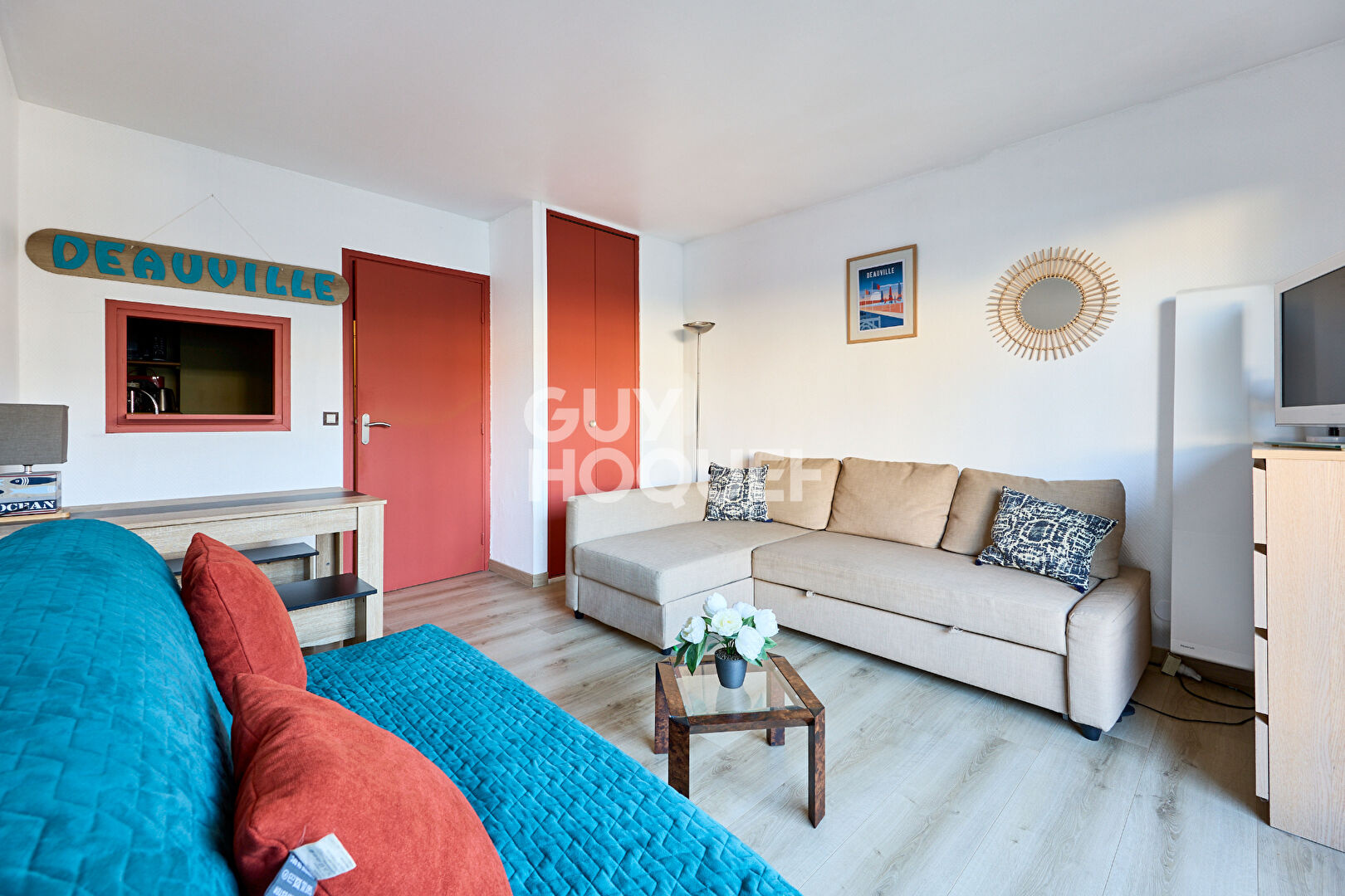 DEAUVILLE - SECTEUR RESIDENTIEL -STUDIO AVEC BALCON !