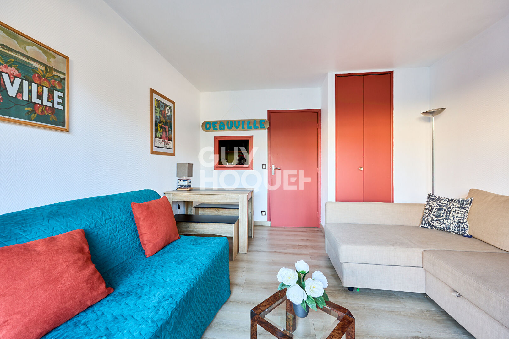 DEAUVILLE - SECTEUR RESIDENTIEL -STUDIO AVEC BALCON !