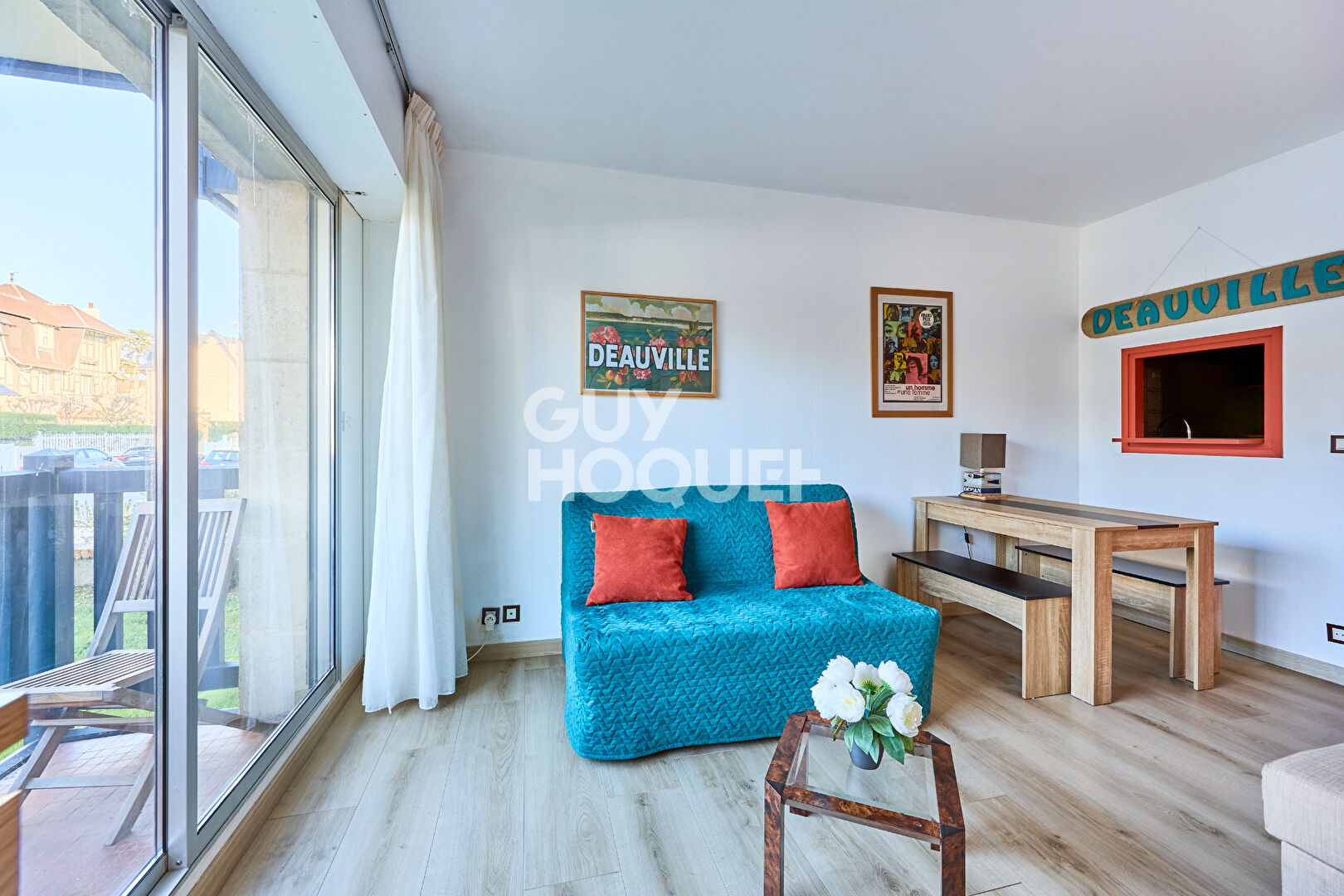 DEAUVILLE - SECTEUR RESIDENTIEL -STUDIO AVEC BALCON !