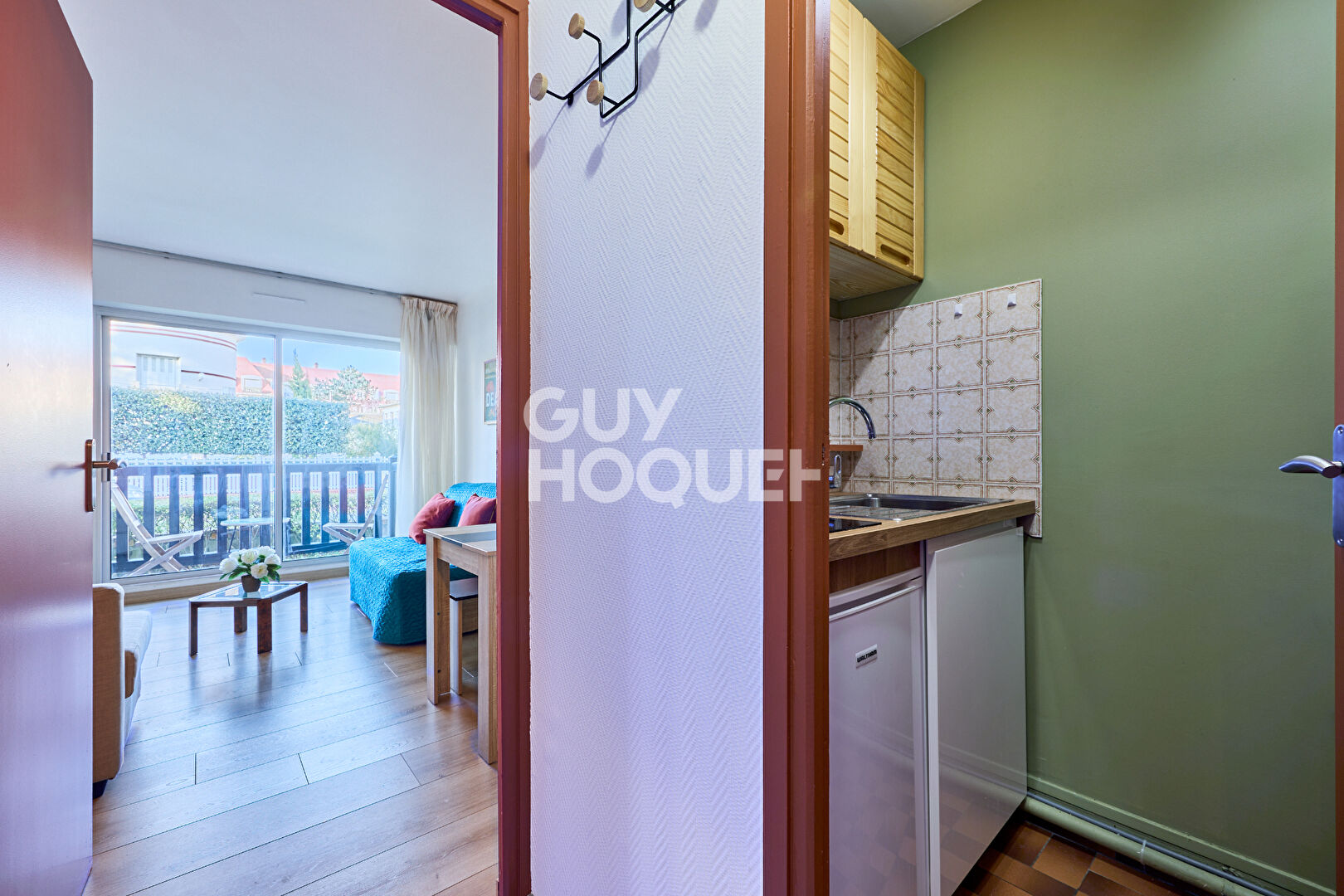 DEAUVILLE - SECTEUR RESIDENTIEL -STUDIO AVEC BALCON !