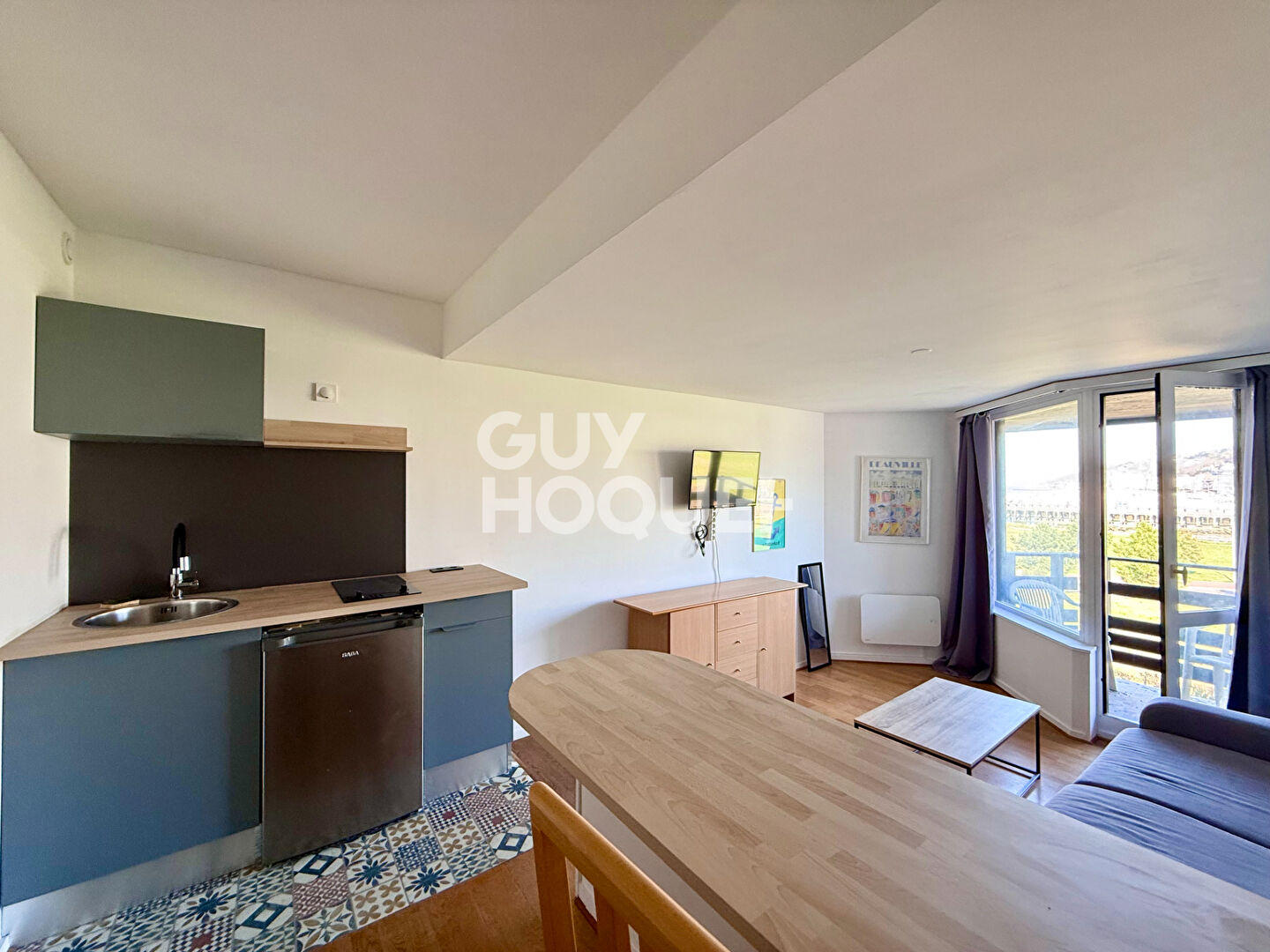 STUDIO BALCON VUE MER - PORT DEAUVILLE