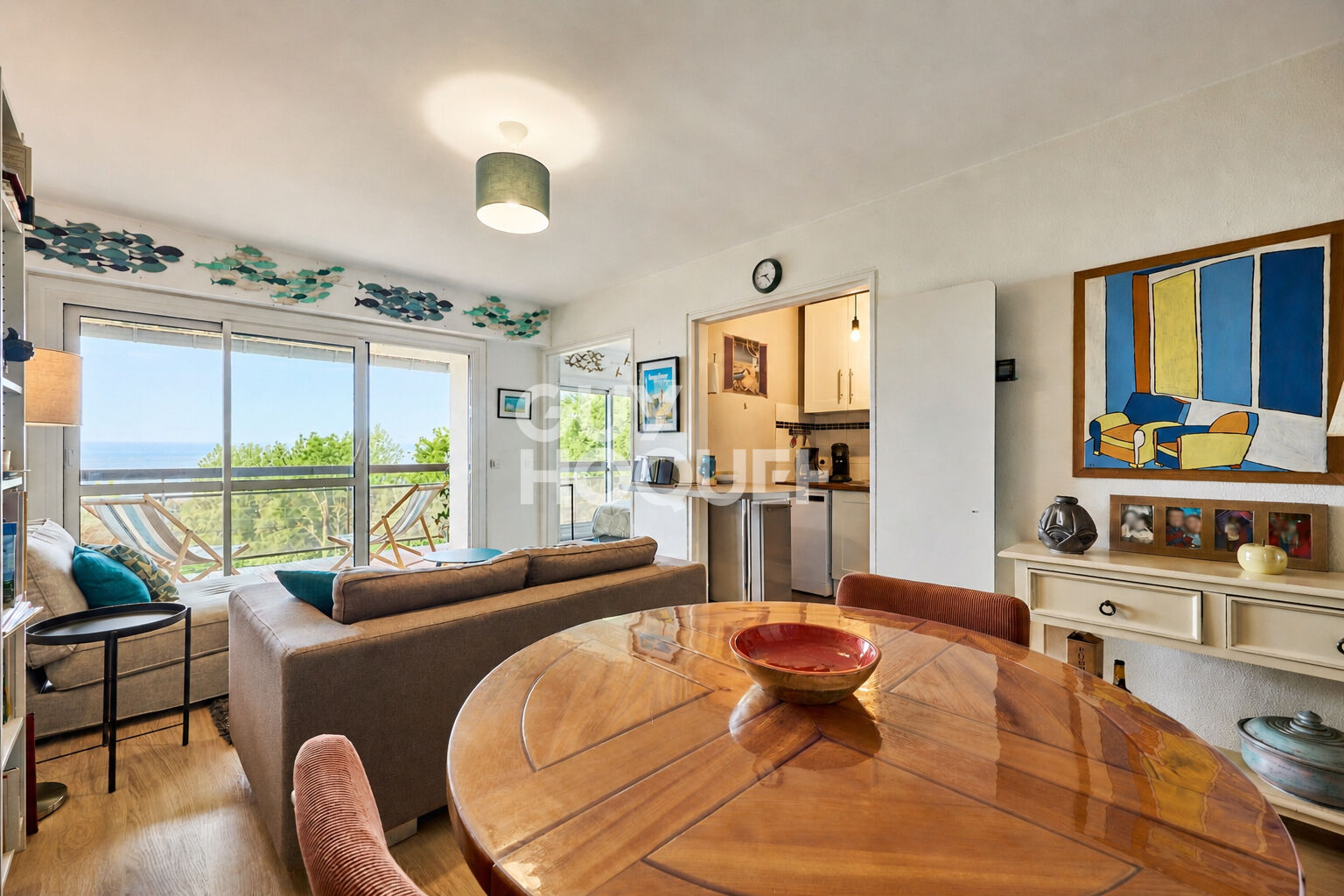 TROUVILLE-SUR-MER - SUPERBE 2 PIECES CABINE AVEC VUE MER !