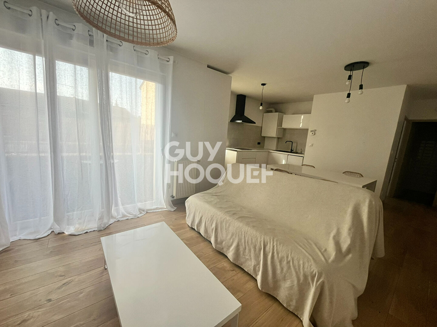 À louer : Appartement T2 meublé  44m2 à Saint Laurent de Mure
