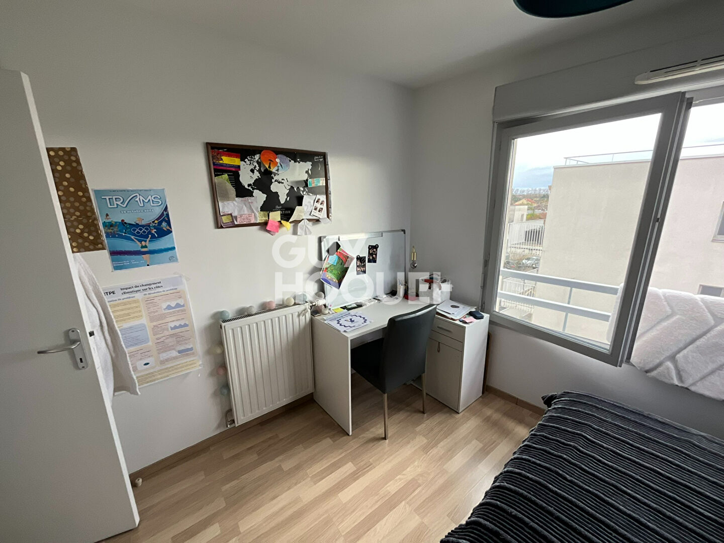 Chambre meublée pour colocation dans 4 pièces à louer à Vaulx-en-Velin - Le Pont des Planches