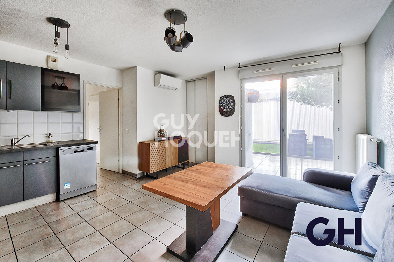 Meyzieu Centre - rez-de-jardin - 3 pièces - Jardin 50m2
