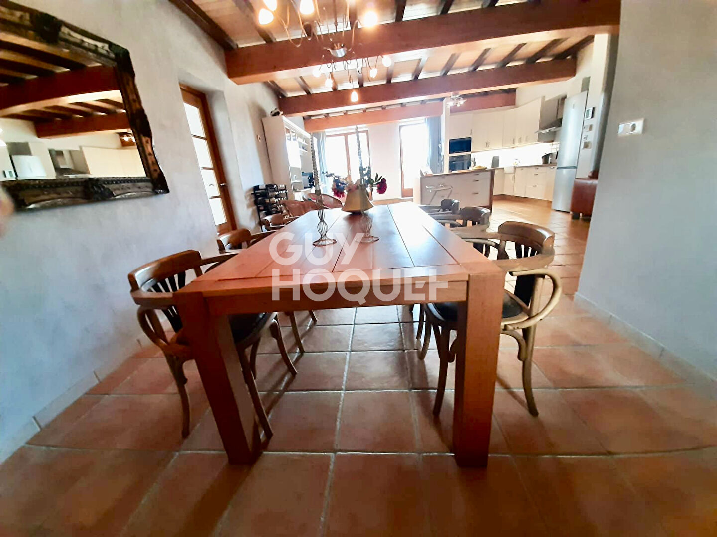 MORVAN - Ancien corps de ferme entièrement rénové dans une démarche durable