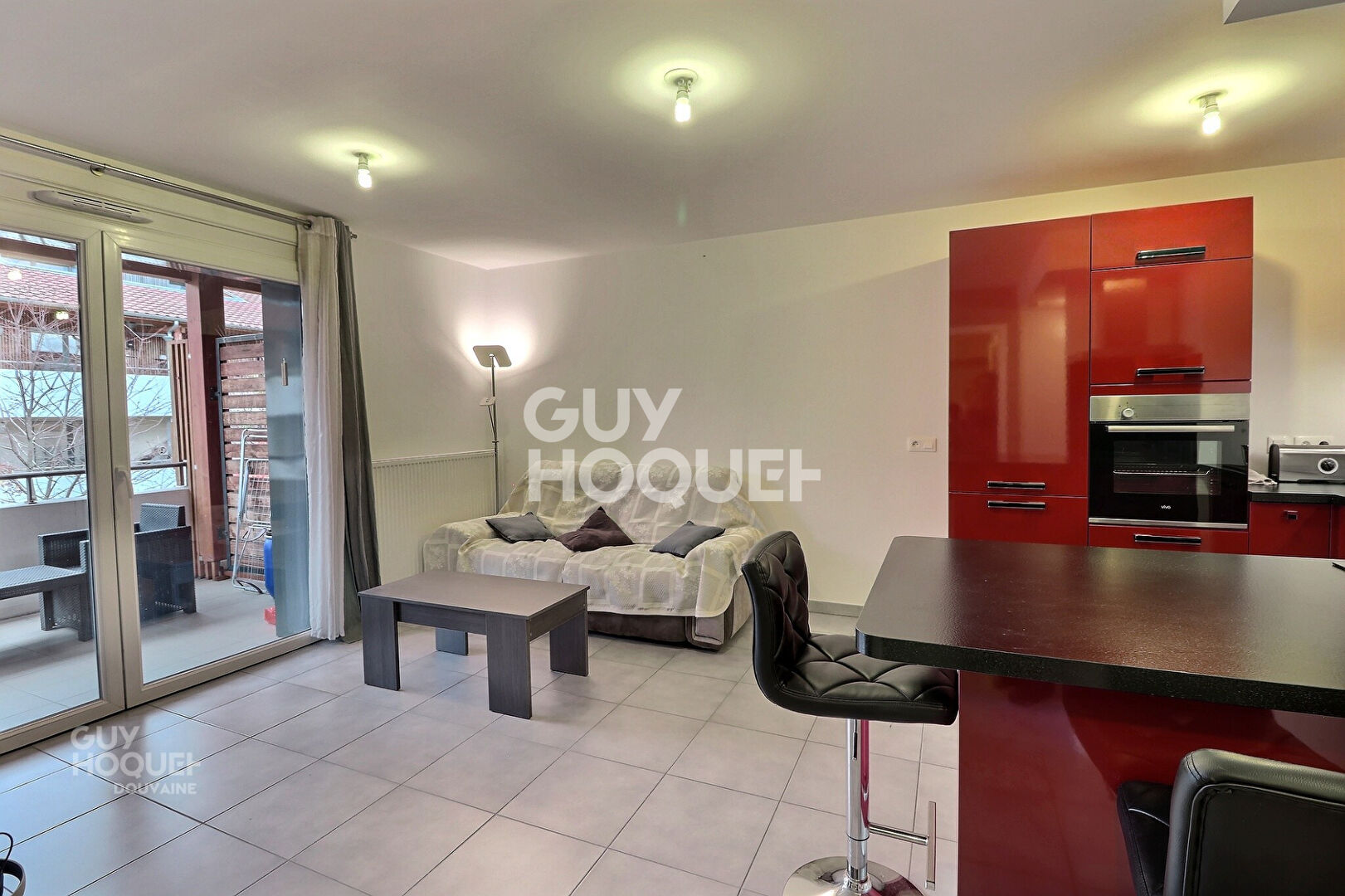 Location meublée d'un appartement 2 pièces à CHENS SUR LEMAN