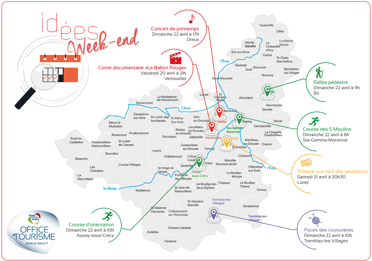 QUE FAIRE CE WEEK-END A DREUX PAR CE BEAU SOLEIL ?