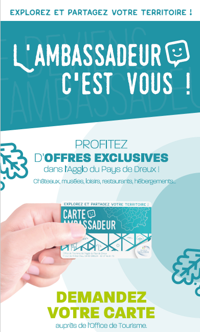 DEVENEZ AMBASSADEUR TOURISTIQUE DE L'AGGLO DU PAYS DE DREUX !!!