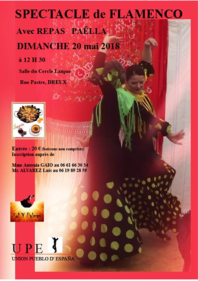 HOLÉ ! FLAMMENCO AVEC PAELLA AU MENU