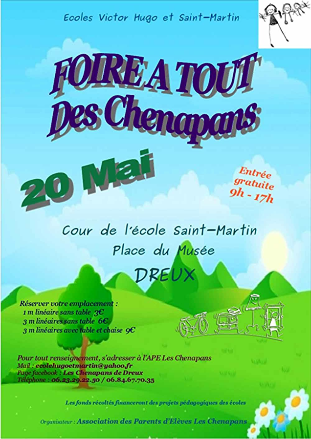 FOIRE A TOUT A DREUX CE WEEK-END