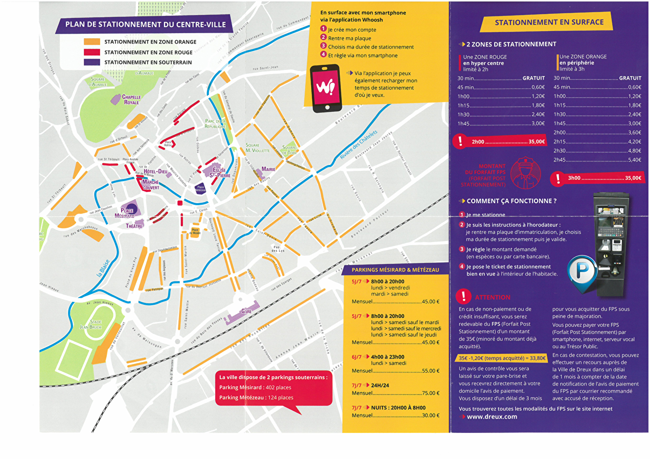 STATIONNER A DREUX: GUIDE PRATIQUE