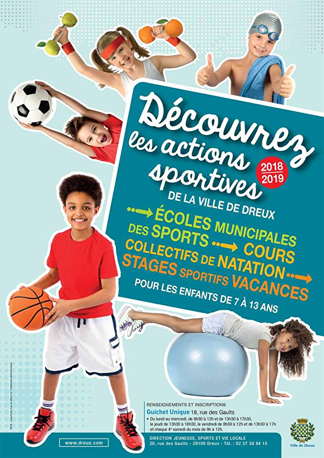 Les écoles des sports à Dreux