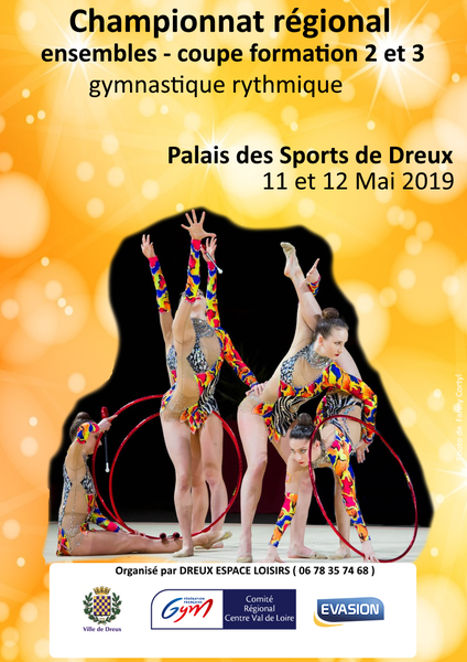 CHAMPIONNAT RÉGIONAL 'ENSEMBLES' ET COUPE FORMATION NIVEAUX 2 ET 3 DE GYMNASTIQUE RYTHMIQUE.