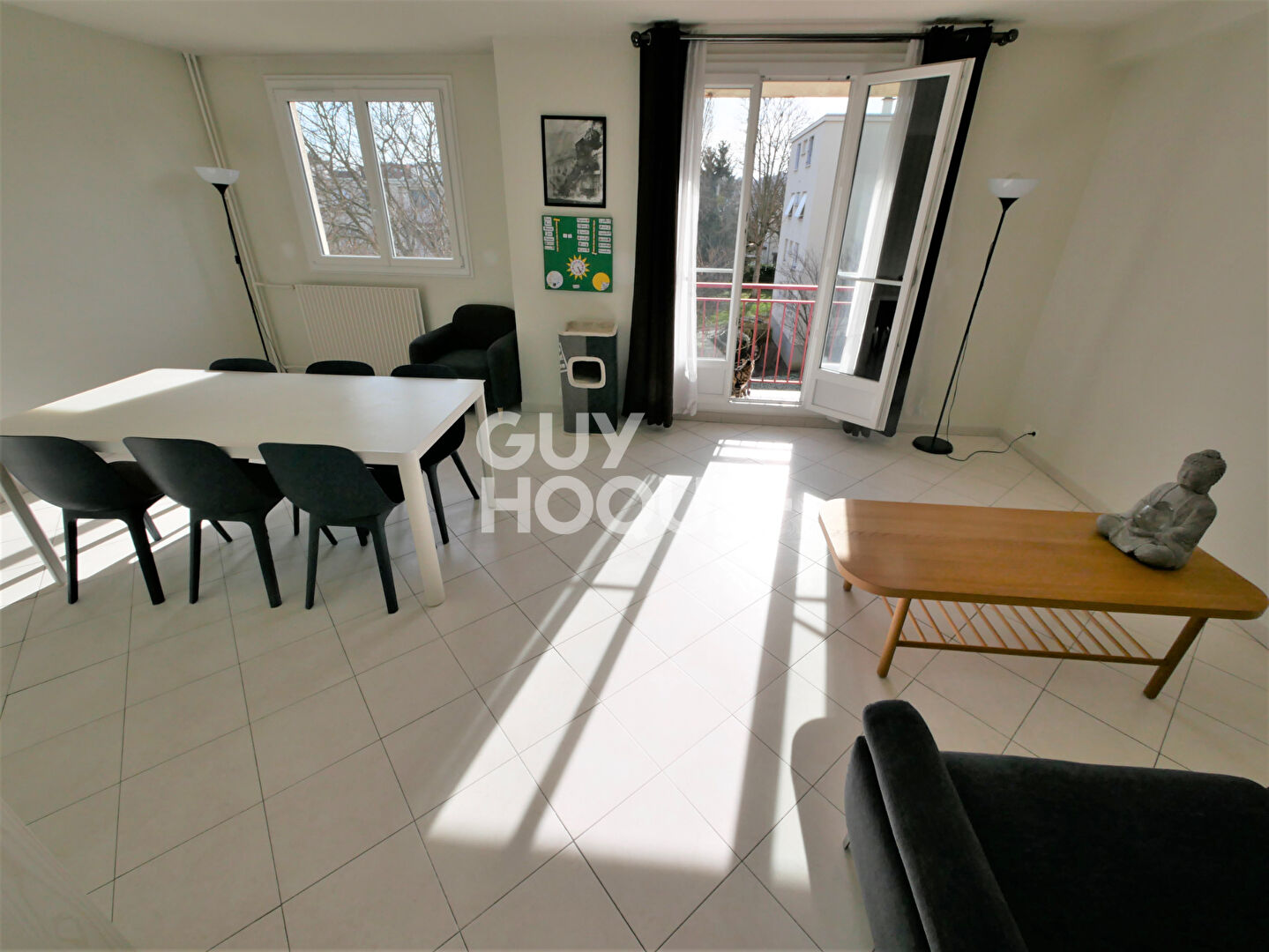 6 min à pieds Gare Ermont-Eaubonne- Appartement 4 pièces-2 chambres- Balcons + parking