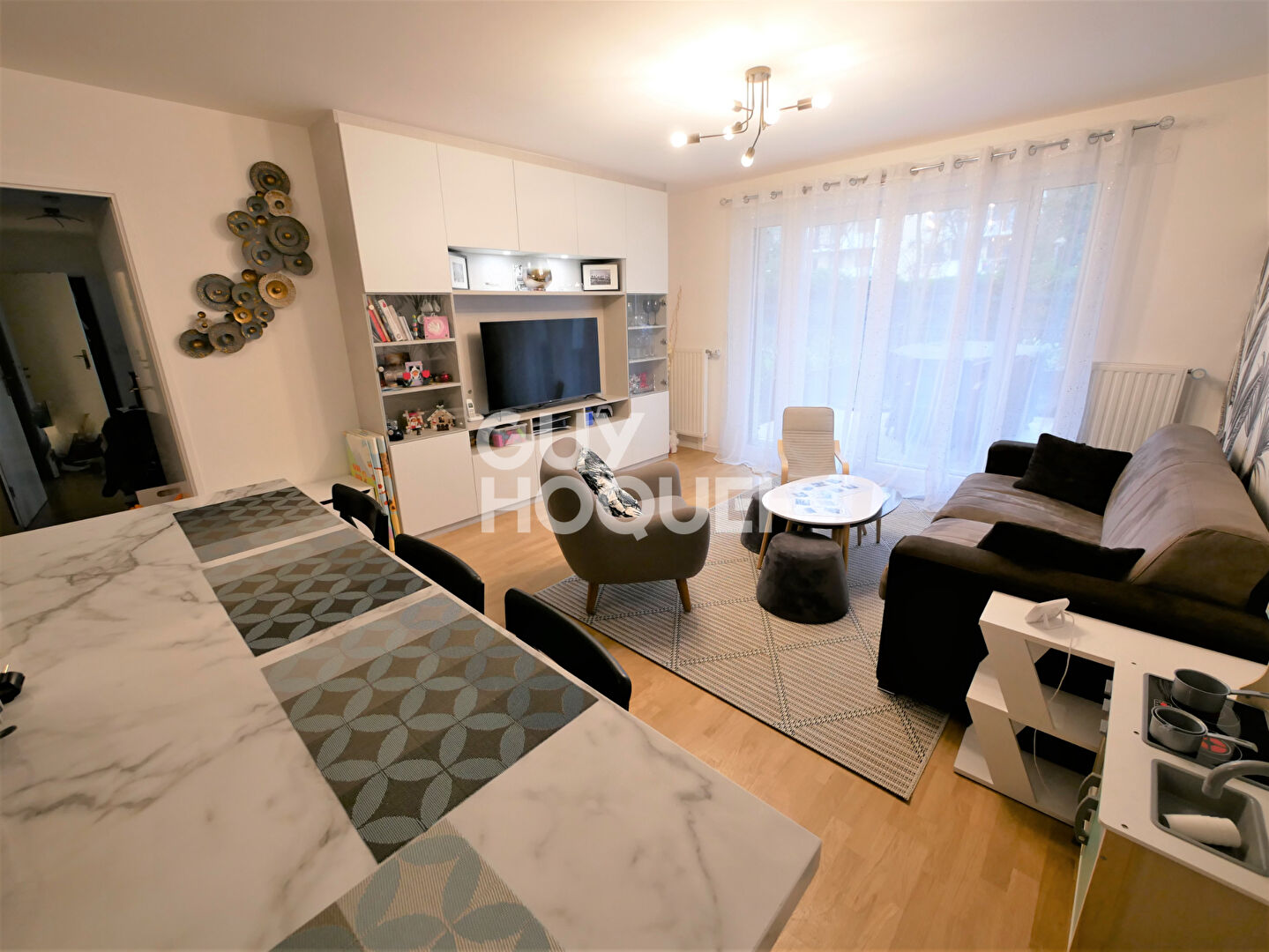GARE ERMONT-EAUBONNE - Résidence "LE MAJESTIK" -  Appartement 3 chambres avec jardin et terrasse + 1 Parking en sous-sol