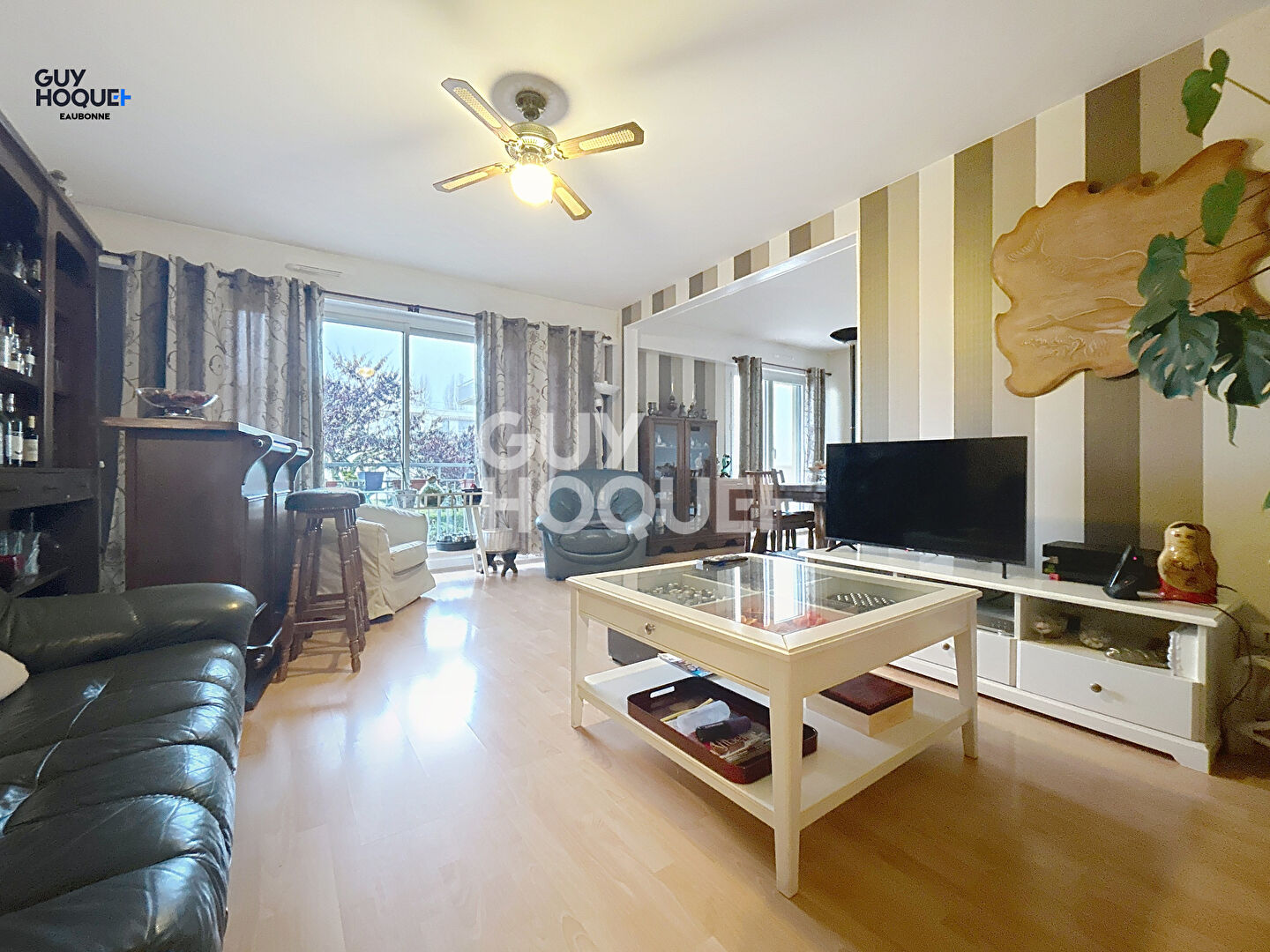 Margency proche Etablissement Bury : Appartement Isolé et Ravalé -4  pièces- deux chambres 83m² avec parking + cave