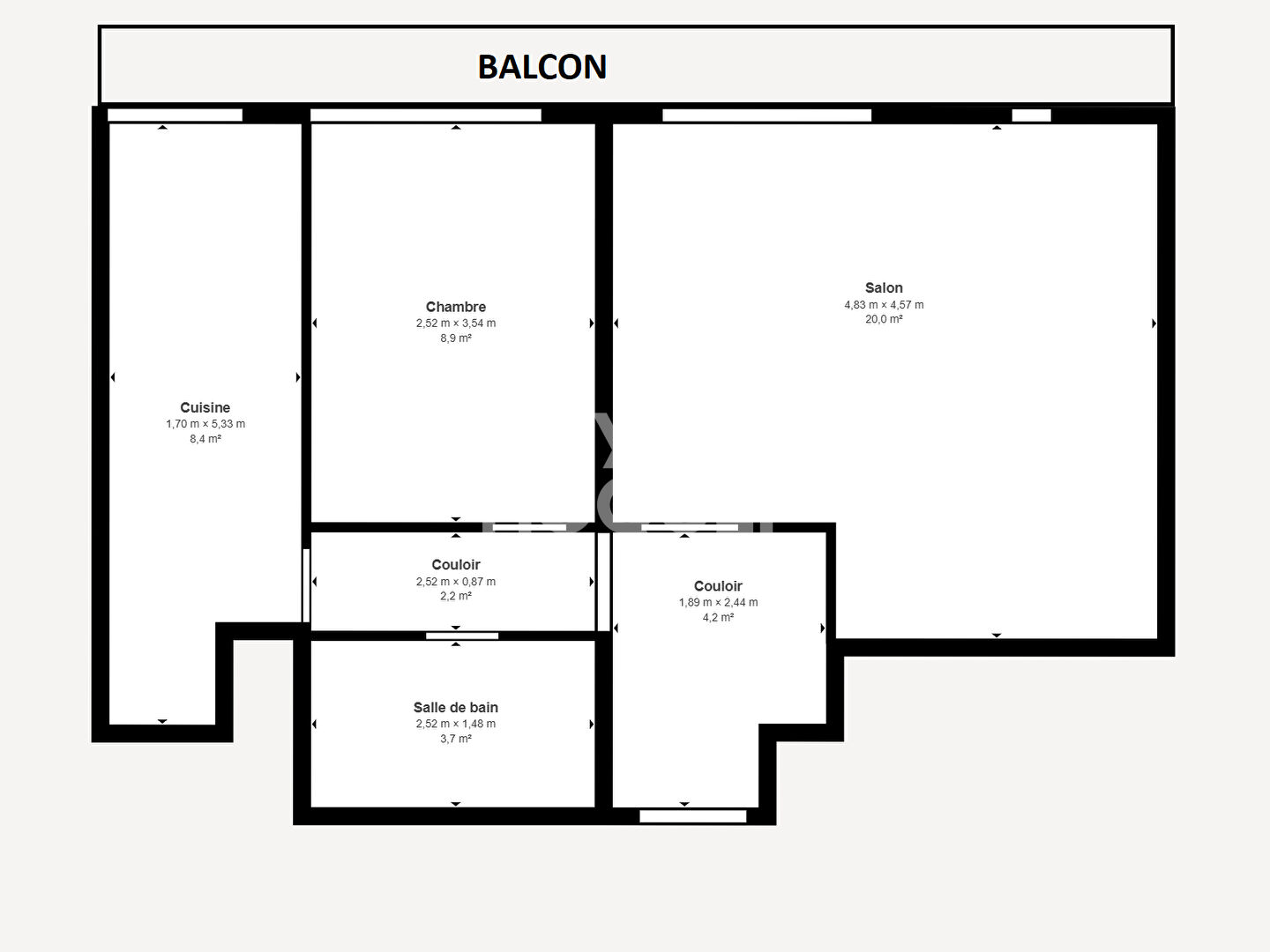 Appartement 2 pièces à louer à Villeneuve-la-Garenne