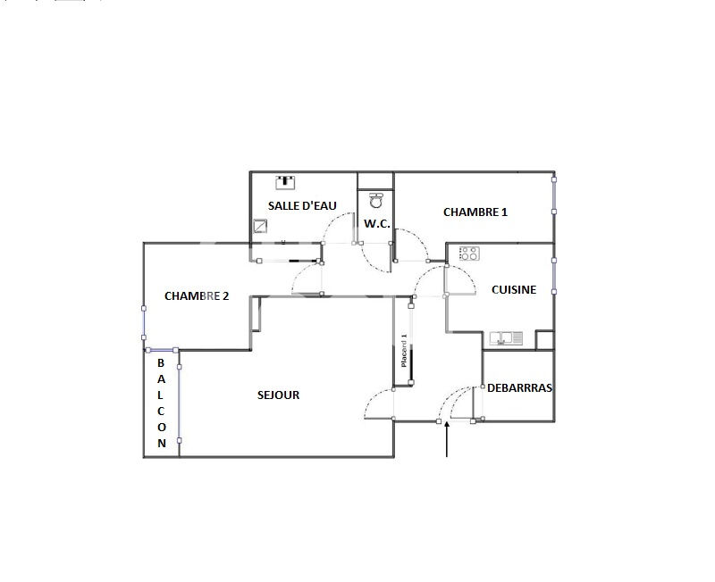 À vendre : Appartement 3 pièces au dernier étage à Épinay-sur-Seine