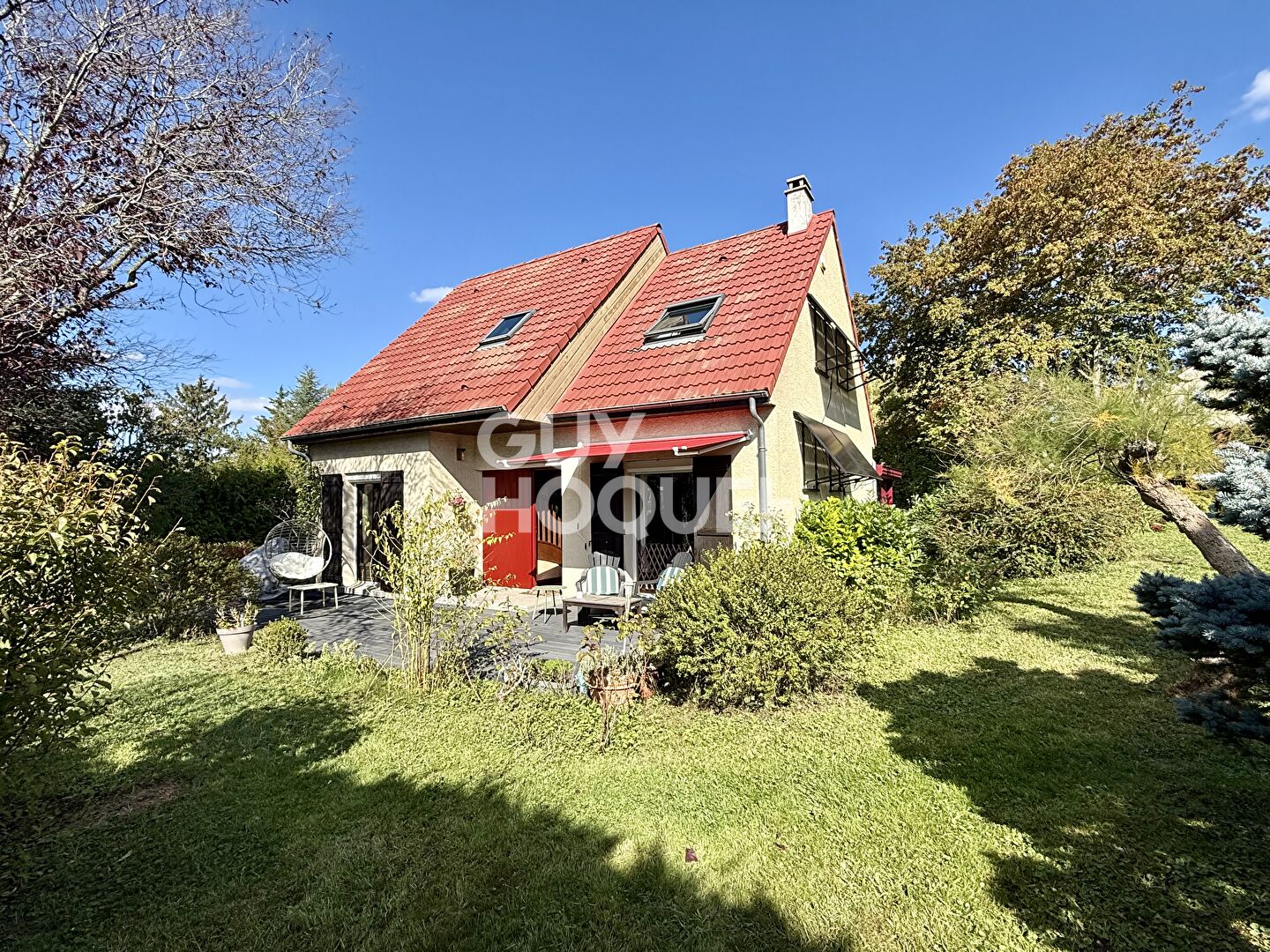Maison individuelle Guerville 125 m² Terrain 1167 m² Sous-sol total avec garage