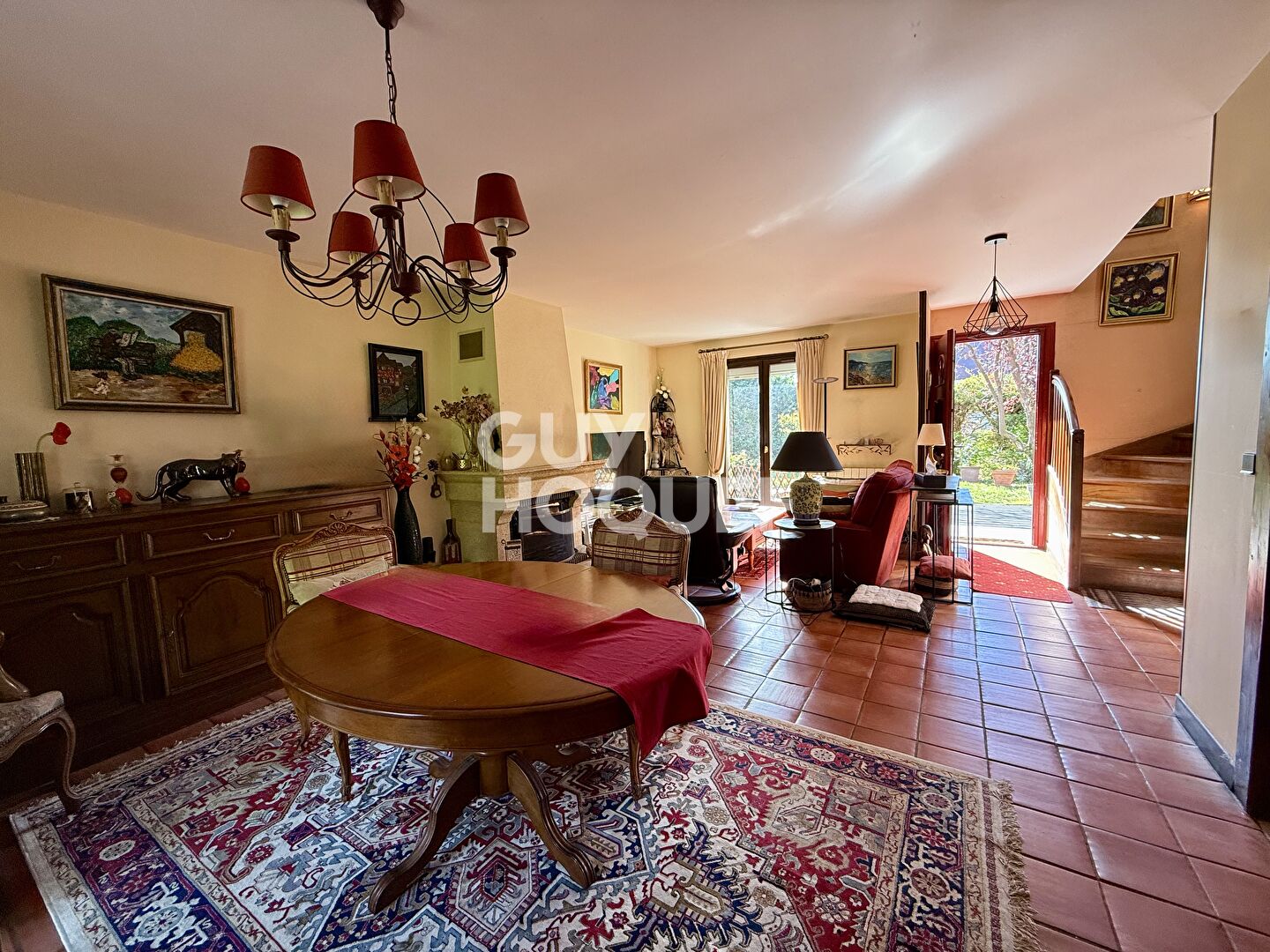 Maison individuelle Guerville 125 m² Terrain 1167 m² Sous-sol total avec garage