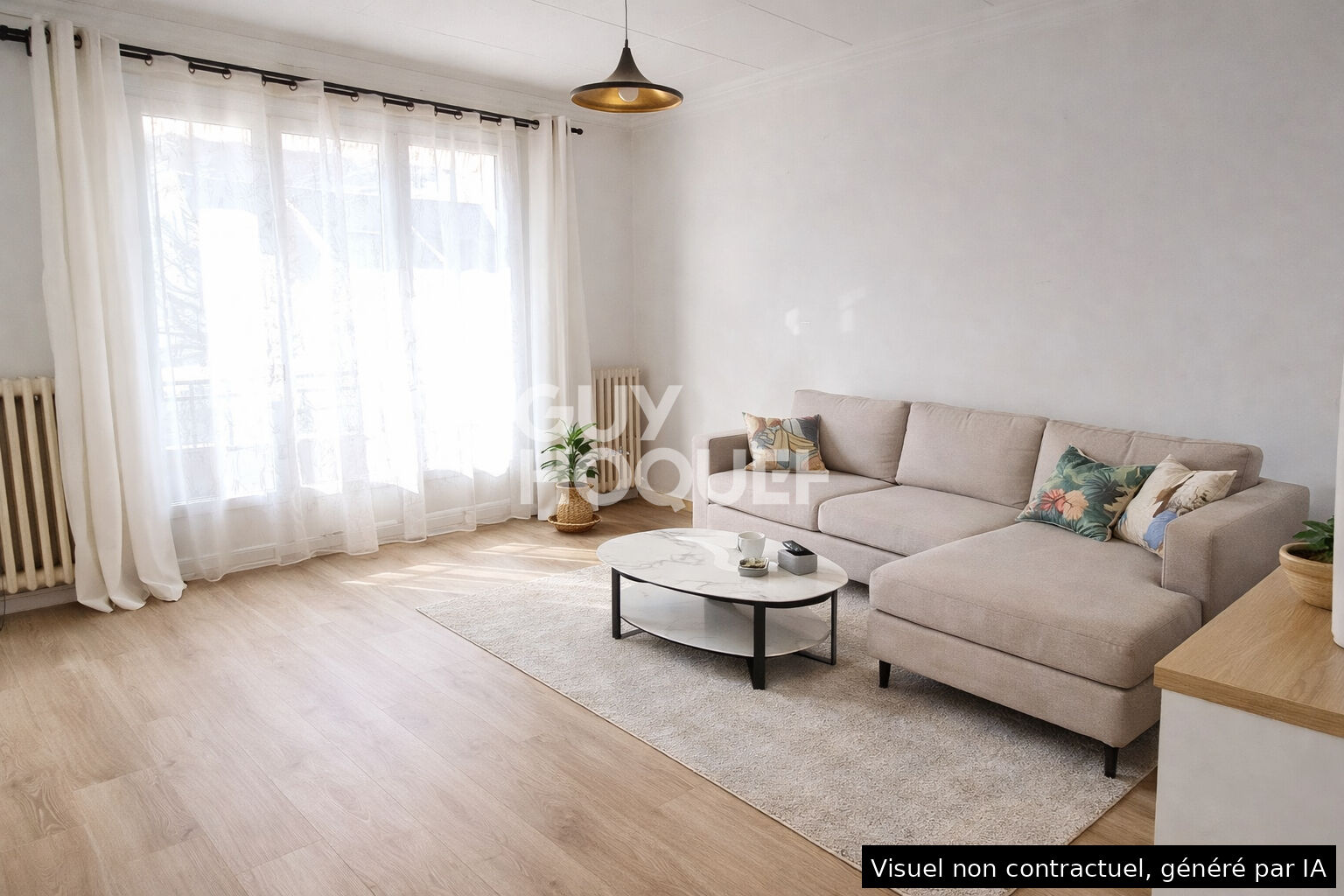 EPONE - Maison PLAIN PIED surélevée sur sous-sol total