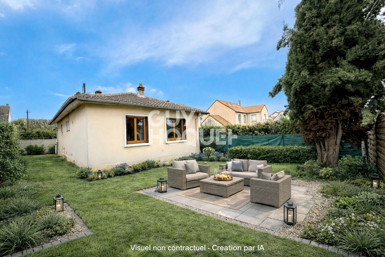 Epône - Maison 2 chambres 70 m2 + DEPENDANCE 33m² + Garage