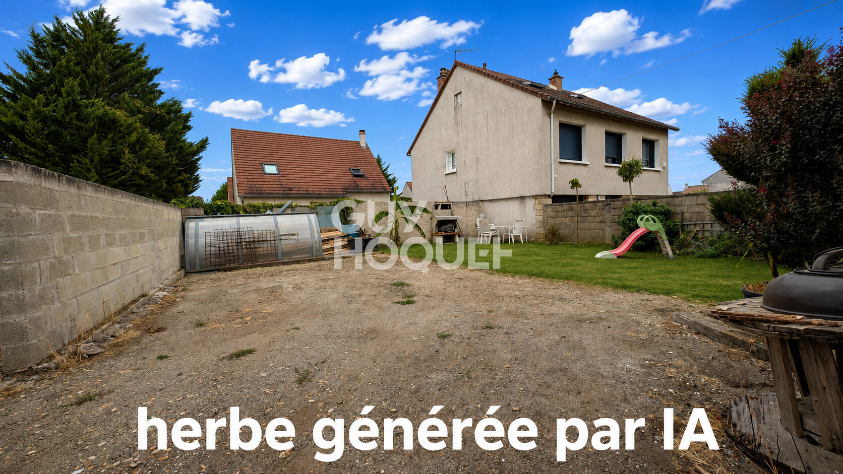 GARGENVILLE -Maison 5 pièces, 3 chambres.