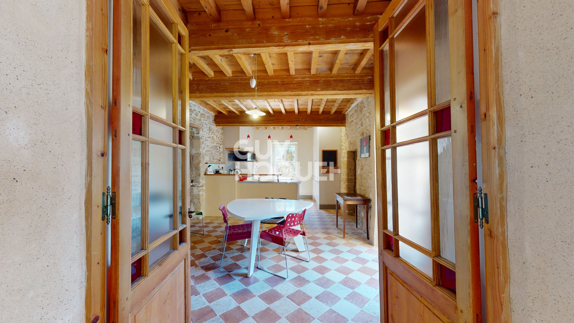 Demeure d'exception en pierres à Montoison (26)