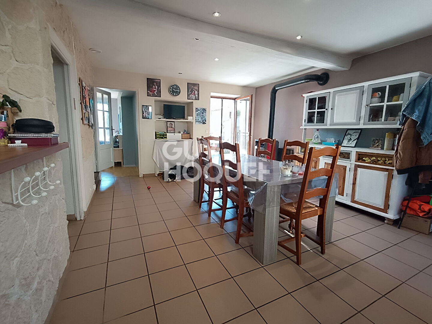 Maison centre village avec jardin