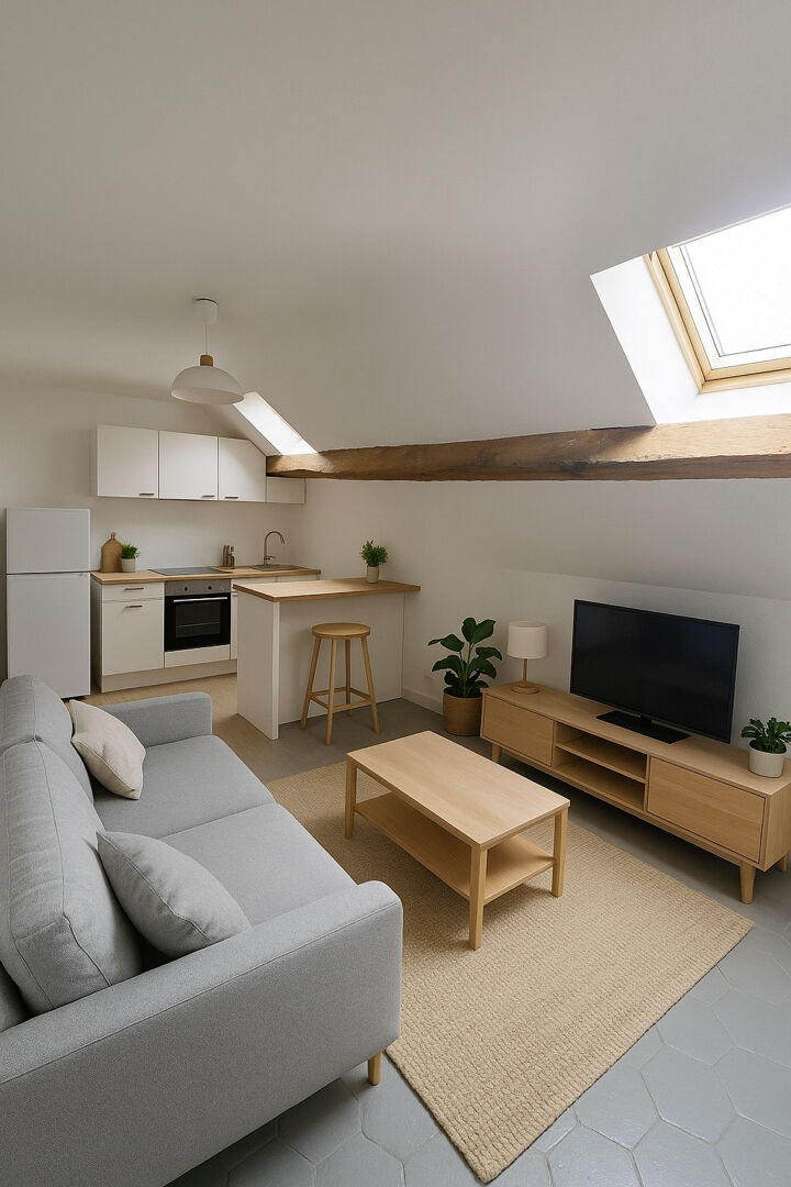 2 pièces DERNIER ÉTAGE en HYPER CENTRE de Fontenay aux Roses