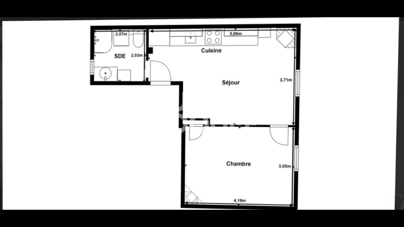 METRO CONVENTION 2P CHARME DE L'ANCIEN