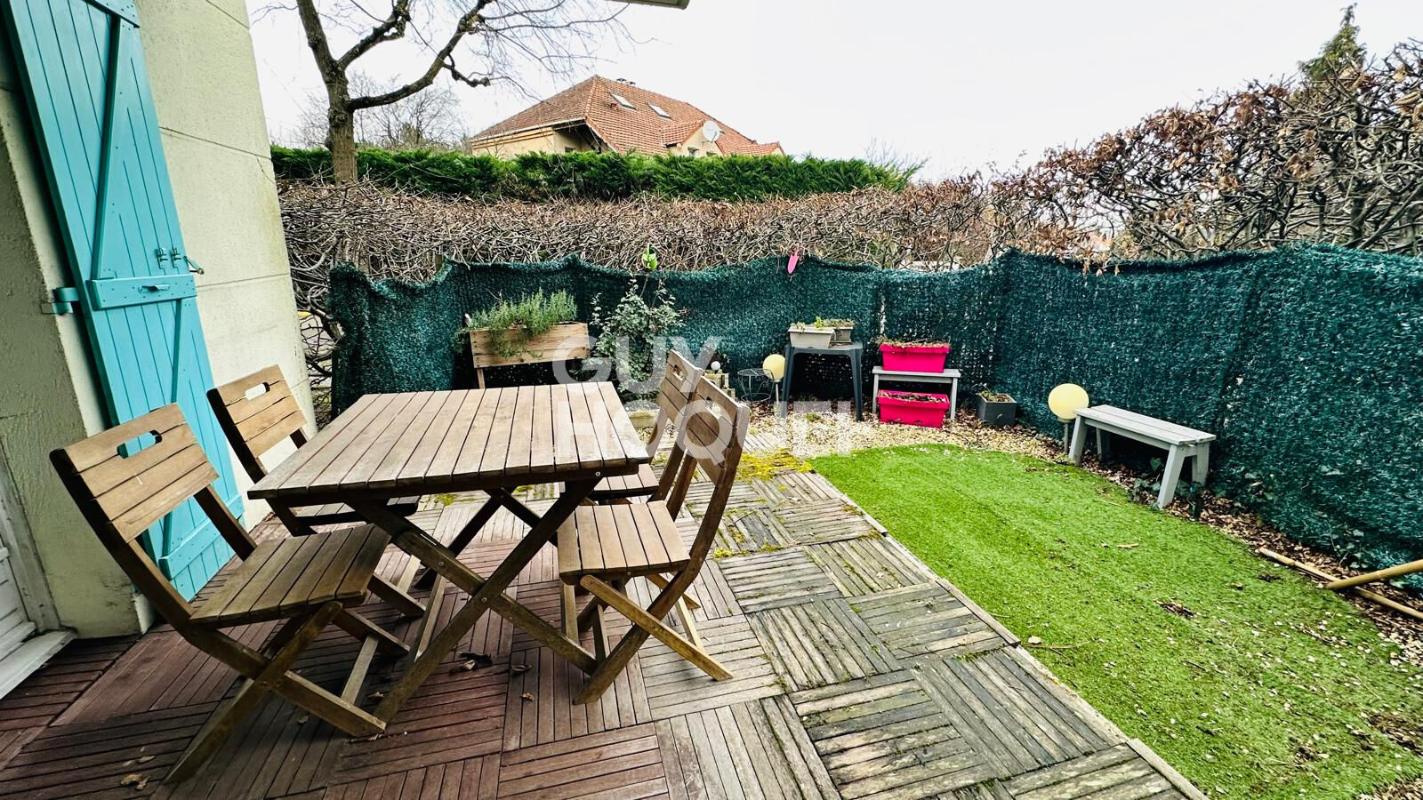 Appartement  LOUÉ MEUBLÉ à WISSOUS - 2 pièce(s)- Rez de jardin