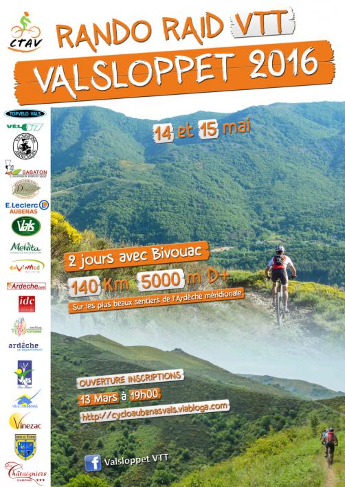 VALSLOPPET 14 et 15 mai 2016