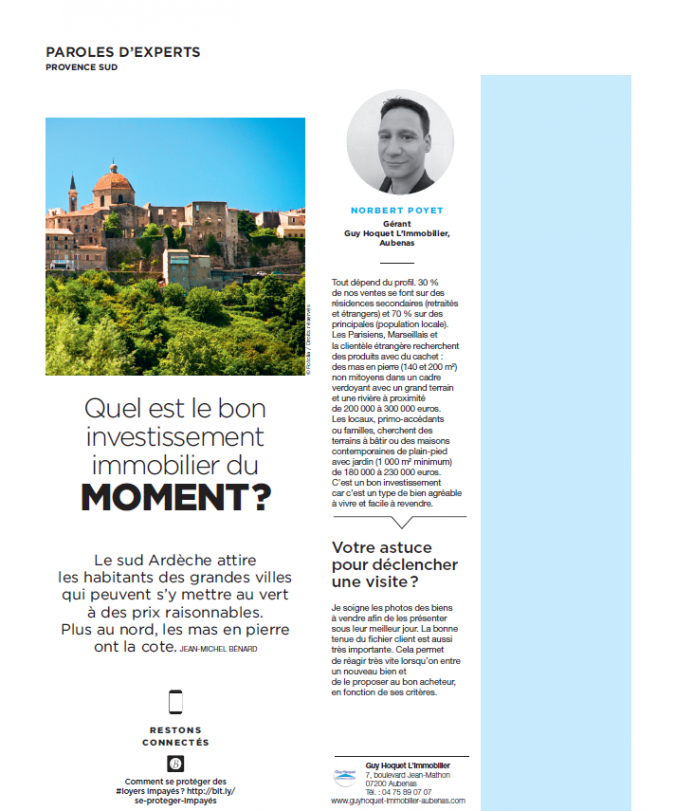 Interview Norbert POYET Responsable de l'agence