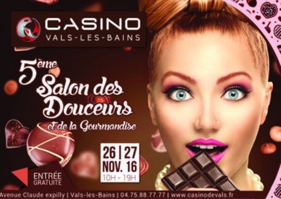 Salon du chocolat les 26 et 27 novembre CASINO DE VALS LES BAINS