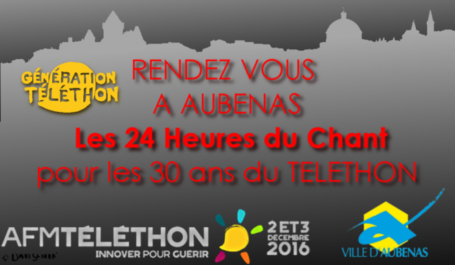 Les 2 et 3 décembre - TELETHON !